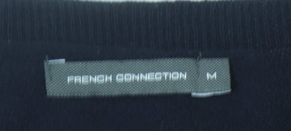 French Connection Men's Black Wool Pullover Jumper - M