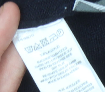 French Connection Men's Black Wool Pullover Jumper - M