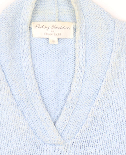 Womens UK Size S Phase Eight Blue Pullover Jumper