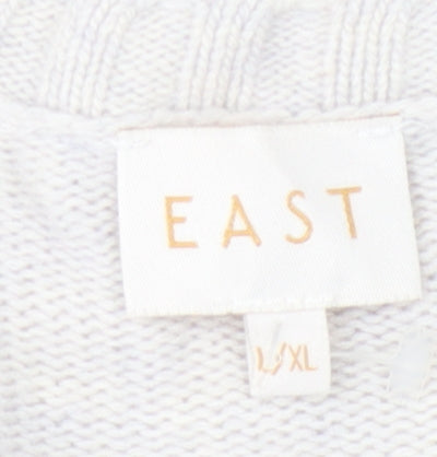 Womens UK Size L EAST Ivory Pullover Jumper