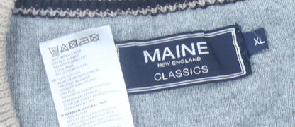Maine New England Men's Beige XL Pullover Jumper