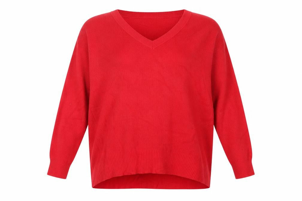 Womens UK Size 16 Roman Red Pullover Jumper