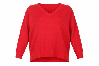 Womens UK Size 16 Roman Red Pullover Jumper