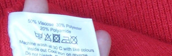 Womens UK Size 16 Roman Red Pullover Jumper