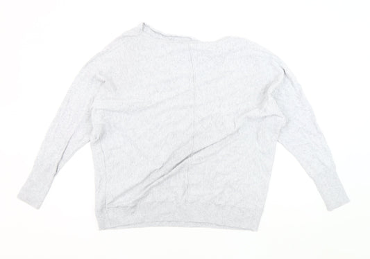 Womens UK Size L Mint Velvet Grey Pullover Jumper