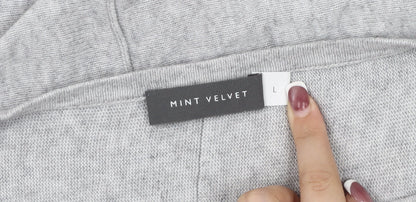 Womens UK Size L Mint Velvet Grey Pullover Jumper