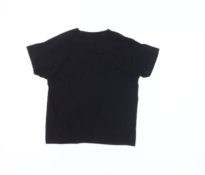 Celtic FC Boys Black Anime Football T-Shirt 5-6 Years