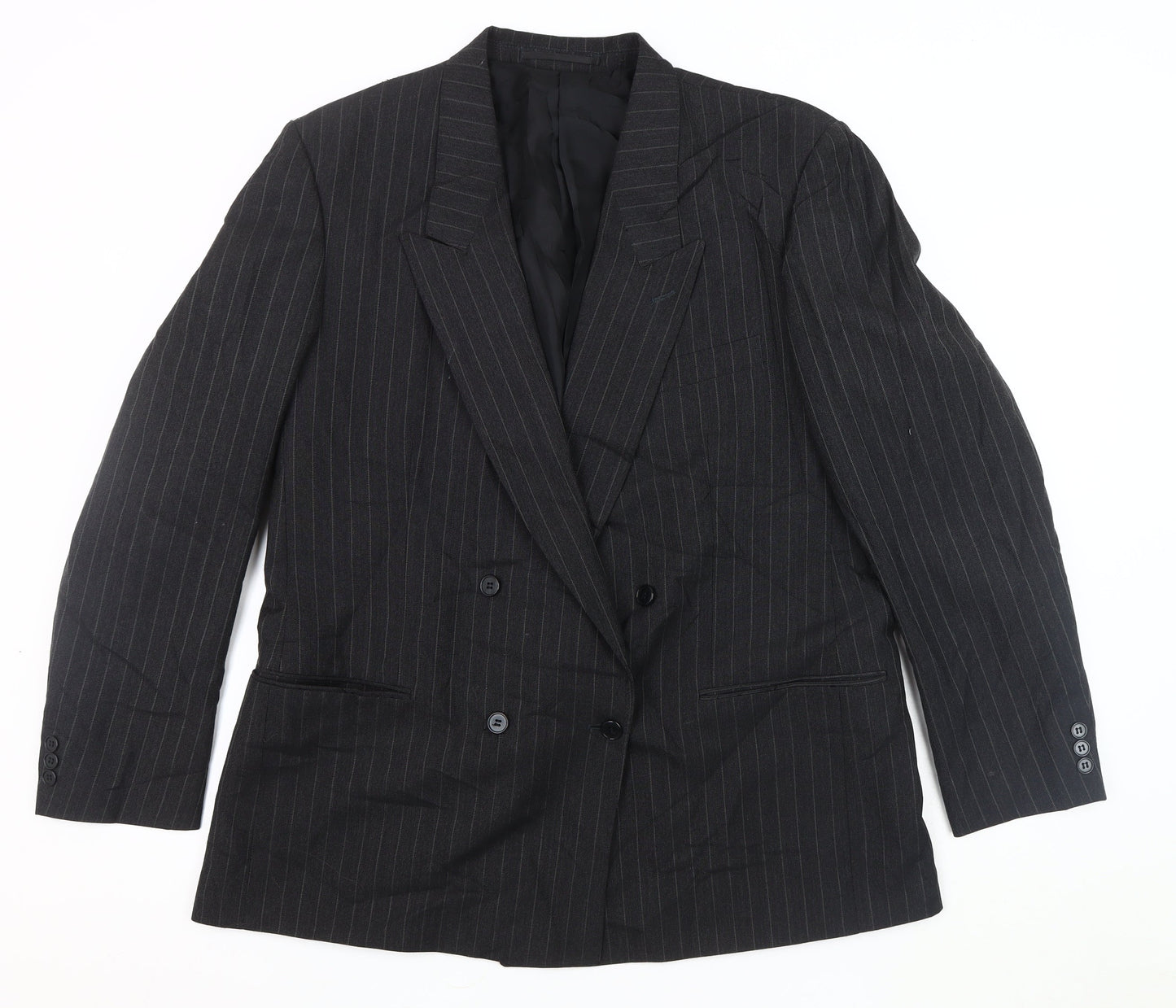 Mens UK Size 44 Canda Regular Black Suit Jacket