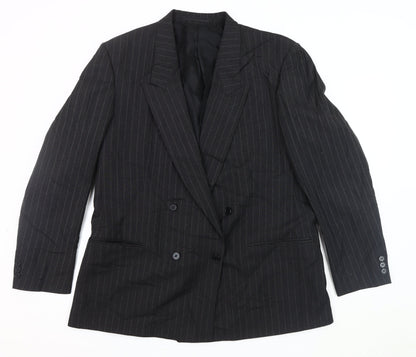 Mens UK Size 44 Canda Regular Black Suit Jacket