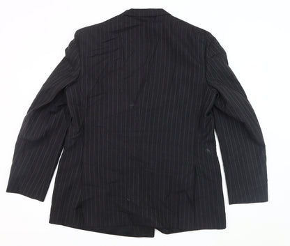 Mens UK Size 44 Canda Regular Black Suit Jacket