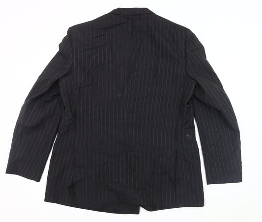 Mens UK Size 44 Canda Regular Black Suit Jacket