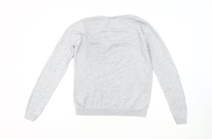 Womens UK Size 10 Mercer & Madison Grey Pullover Jumper