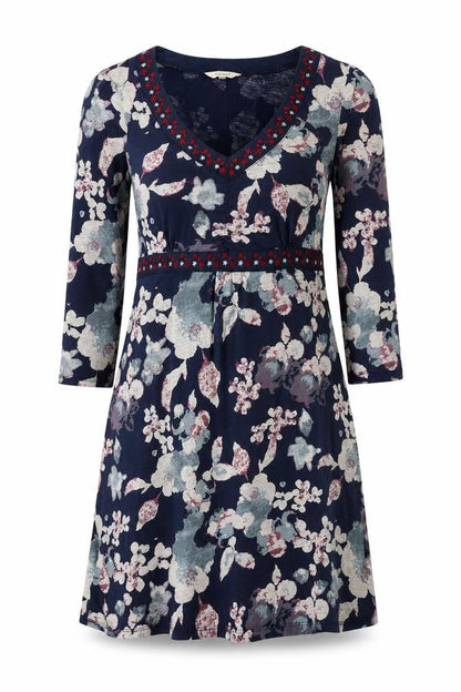 White Stuff Women's Floral Dress, Size 12, Multicoloured