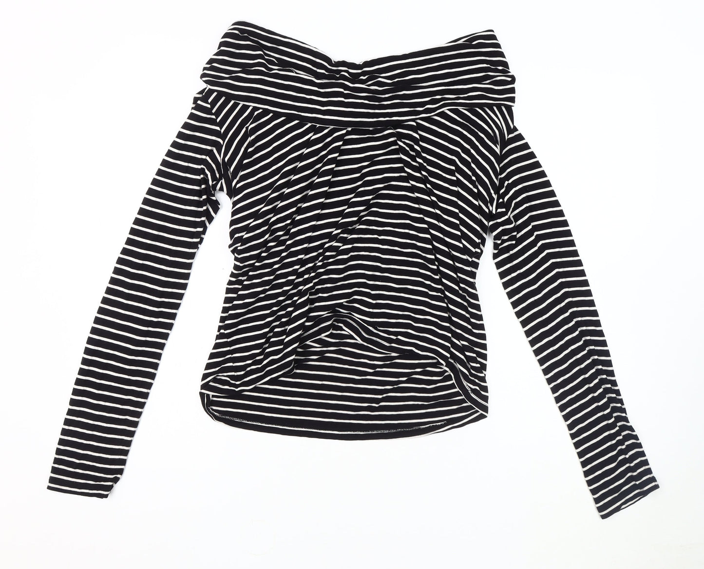 Womens UK Size Maternity JoJo Maman Bébé Black Basic Blouse