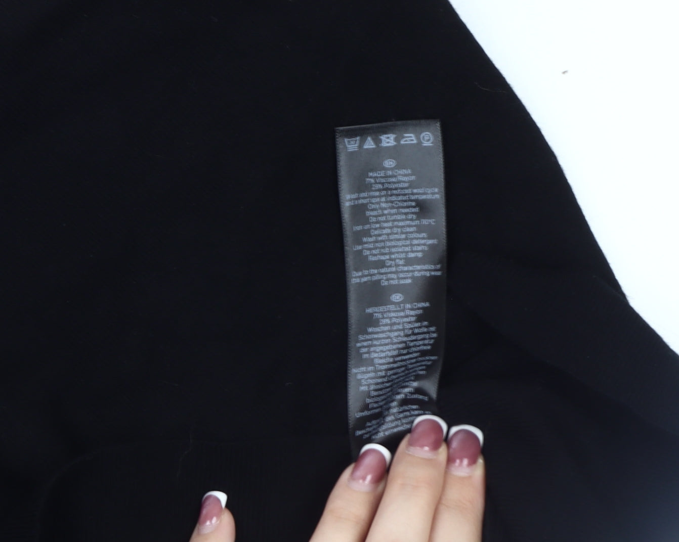 Hobbs Women's Black Pencil Skirt, Size L, No Pattern