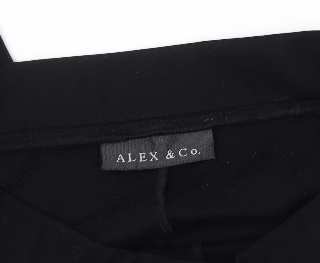 Womens UK Size 8 Alex & Co.   Black Trousers