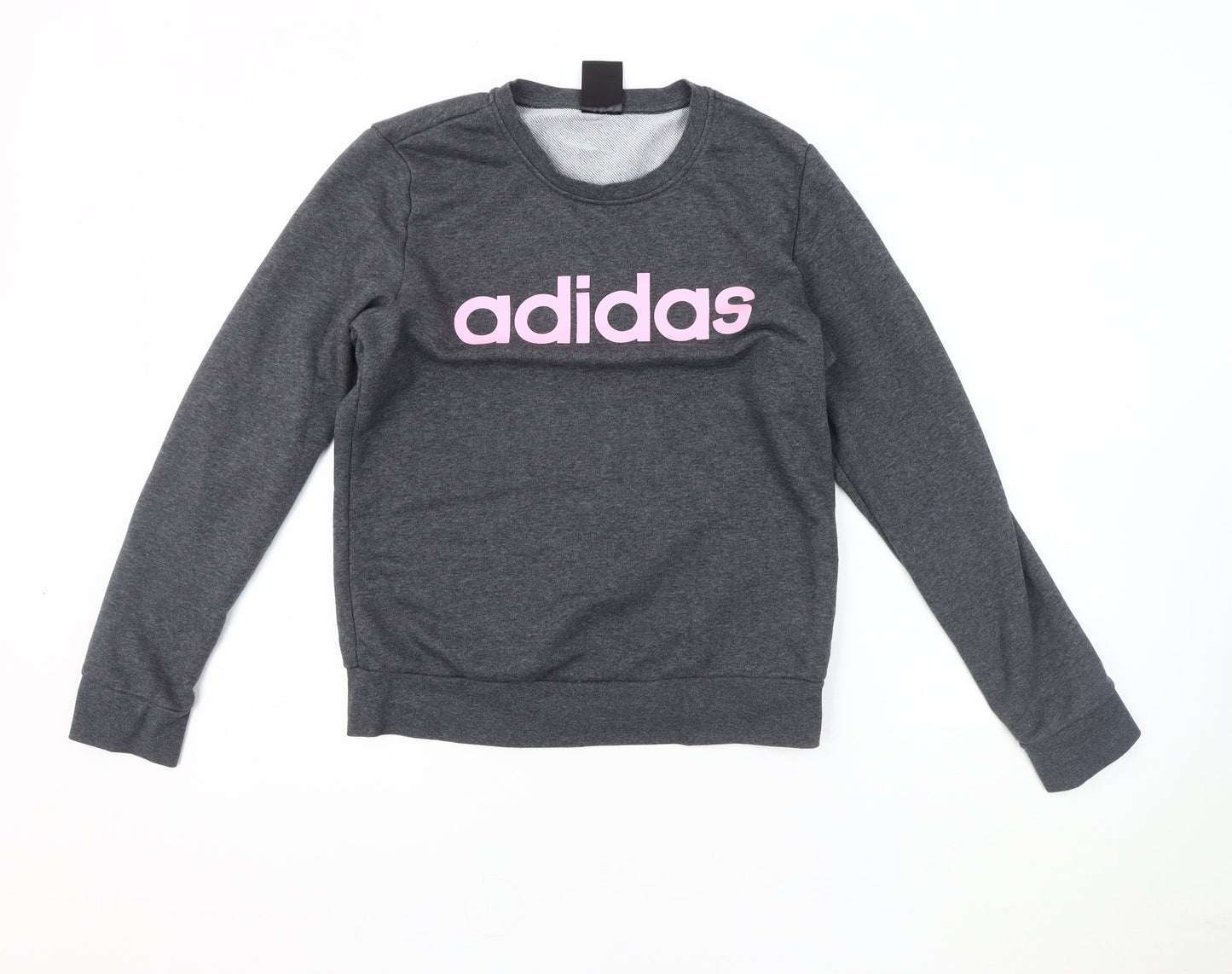 Adidas Women's Grey Pullover Sweatshirt, Size S