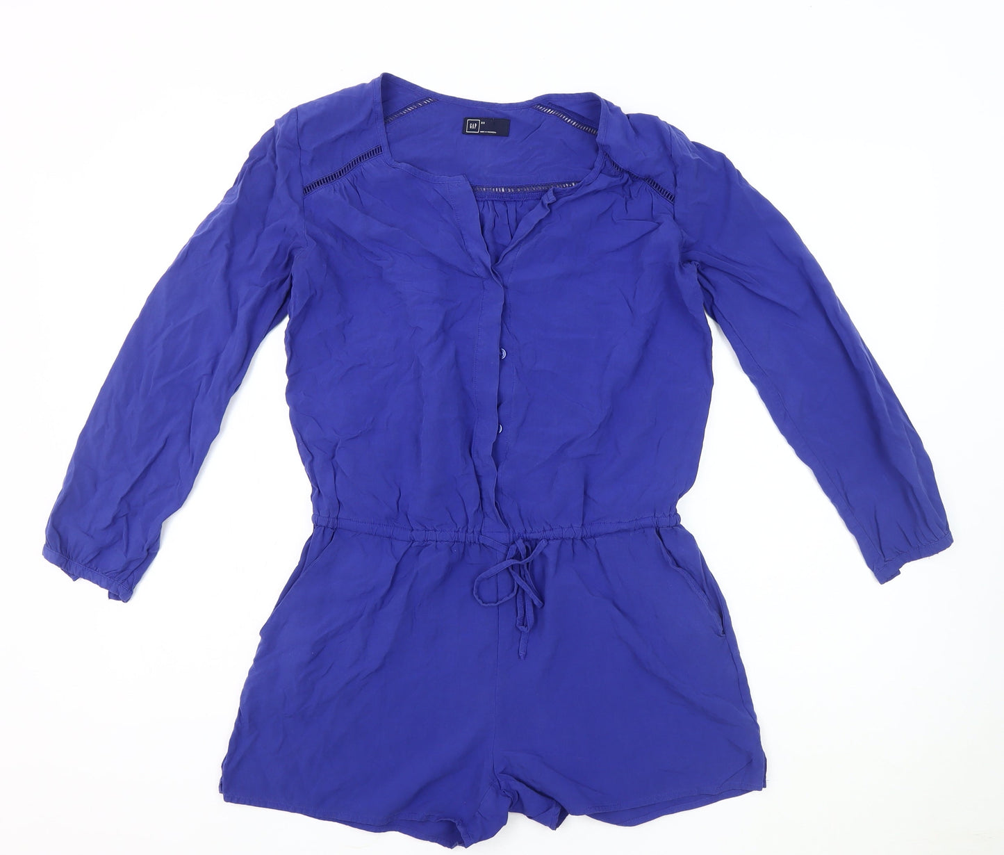 GAP Women's Blue XS Playsuit with Drawstring
