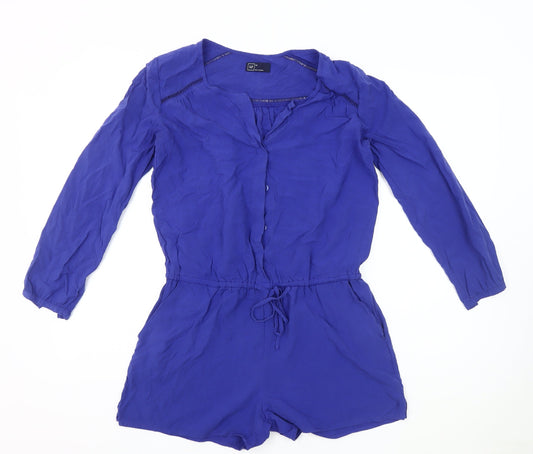 GAP Women's Blue XS Playsuit with Drawstring