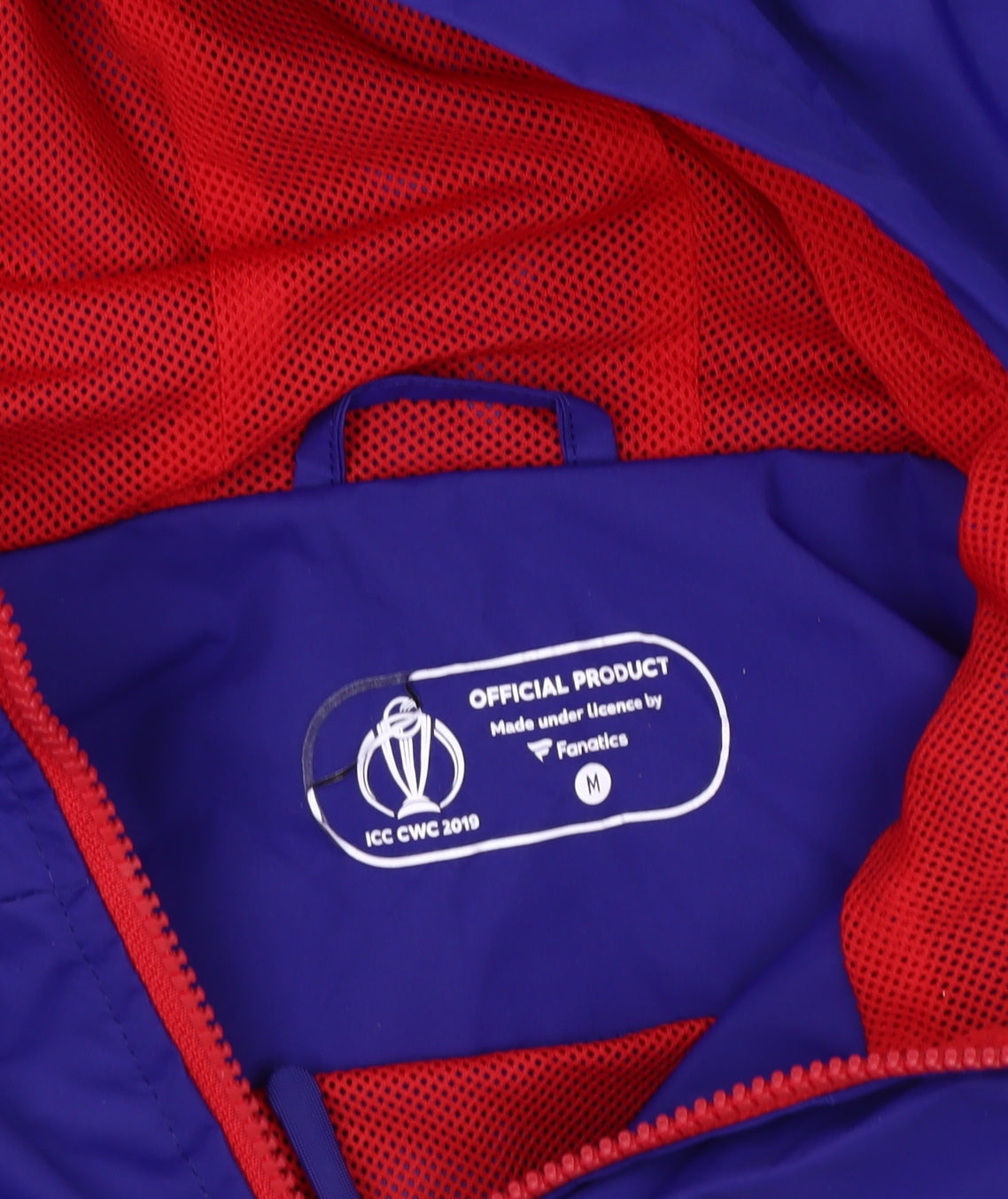 Mens UK Size M Fanatics Blue Windbreaker Coat