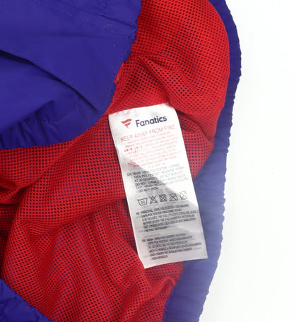 Mens UK Size M Fanatics Blue Windbreaker Coat