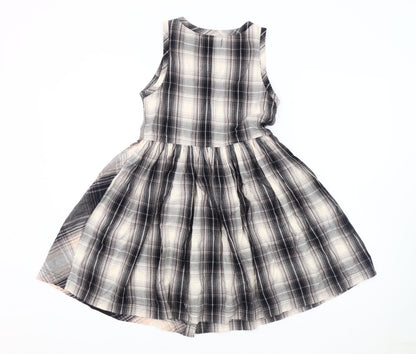 Urban Outfitters Women's Grey Plaid Shirt Dress XS