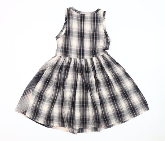 Urban Outfitters Women's Grey Plaid Shirt Dress XS