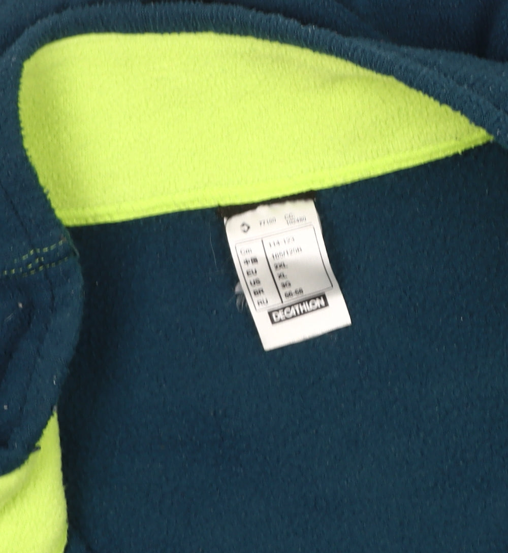 Mens UK Size 2XS DECATHLON Blue Basic Jacket