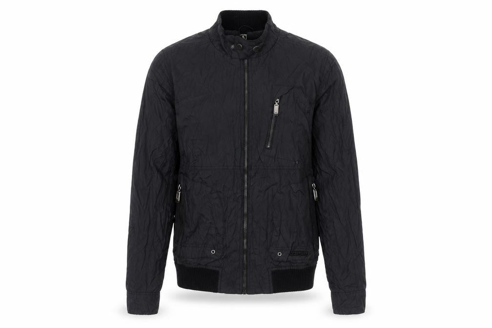 Mens UK Size S Crafted Black Bomber Jacket