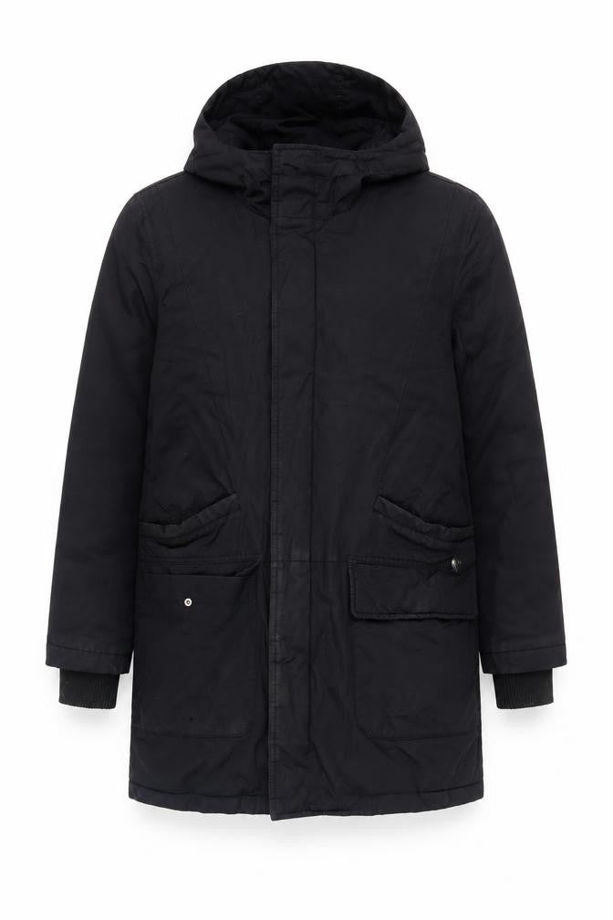 Mens UK Size S Jasper Conran Black Parka Coat