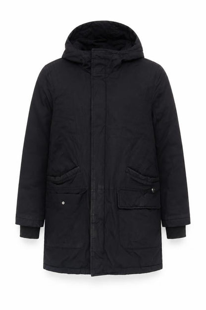 Mens UK Size S Jasper Conran Black Parka Coat