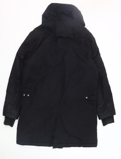 Mens UK Size S Jasper Conran Black Parka Coat