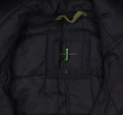 Mens UK Size S Jasper Conran Black Parka Coat