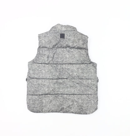 Gap Boys Grey Sleeveless Puffer Jacket 5 Years Winter Casual