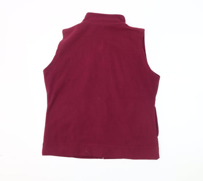 ISLE Essentials Women's Red Fleece Waistcoat Size L