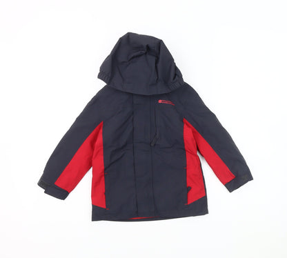 Mountain Warehouse Boys Red & Black Hooded Jacket 2-3 Years