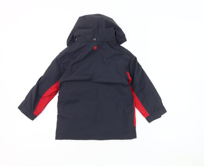 Mountain Warehouse Boys Red & Black Hooded Jacket 2-3 Years