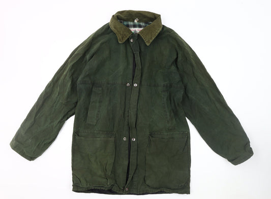 Mens UK Size S Country & Leisure Wear Green Overcoat