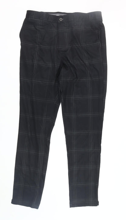 Slazenger Men’s Black Check Trousers XL