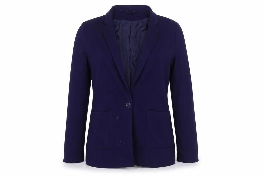 Oasis Women's Blue Blazer, Size 10, Notch Lapel