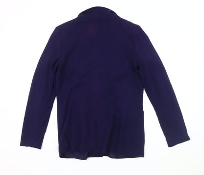 Oasis Women's Blue Blazer, Size 10, Notch Lapel