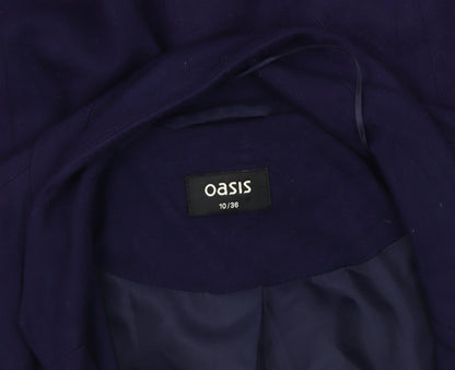 Oasis Women's Blue Blazer, Size 10, Notch Lapel