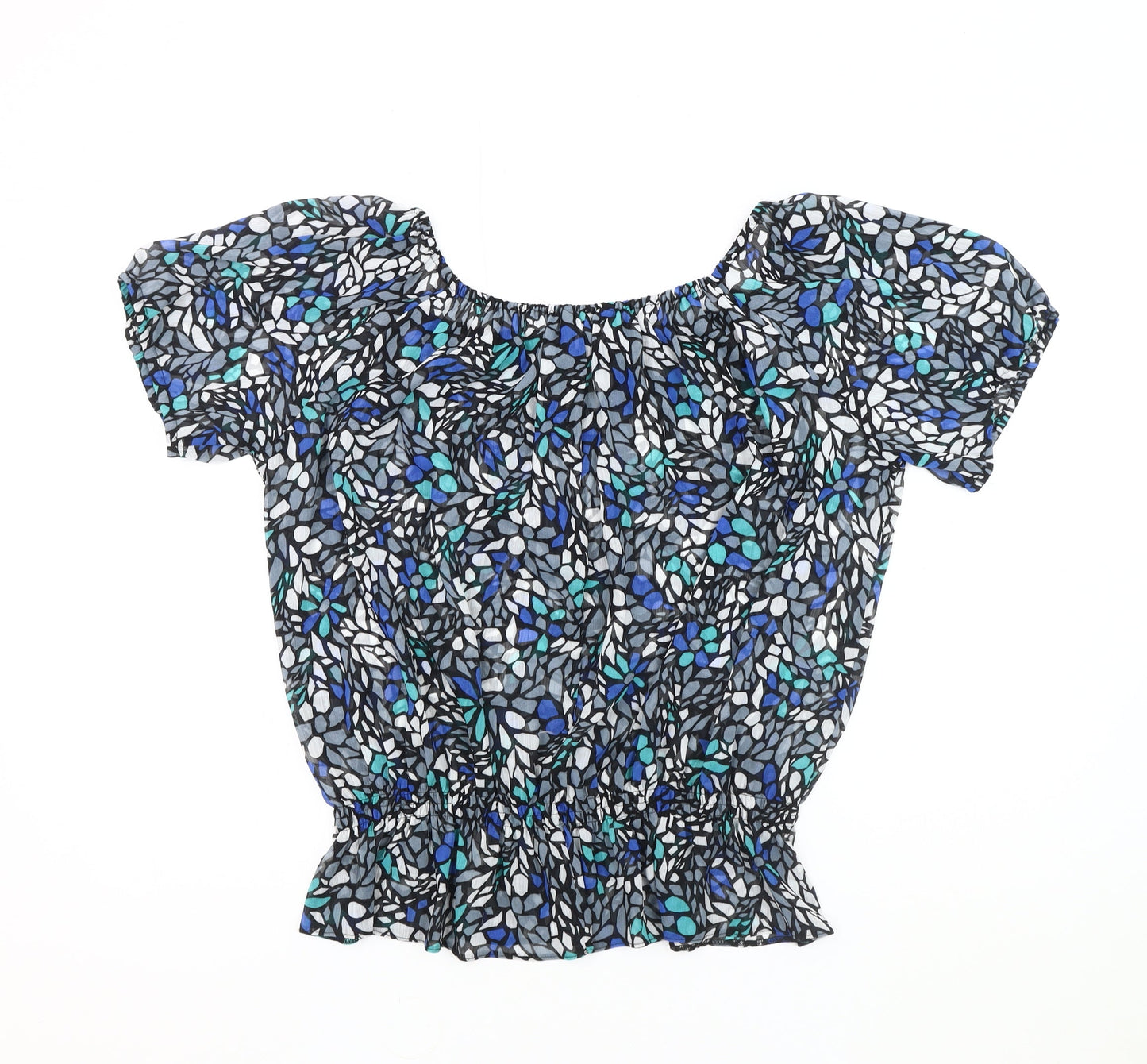 Womens UK Size 14 David Emanuel Multicoloured Tunic Blouse