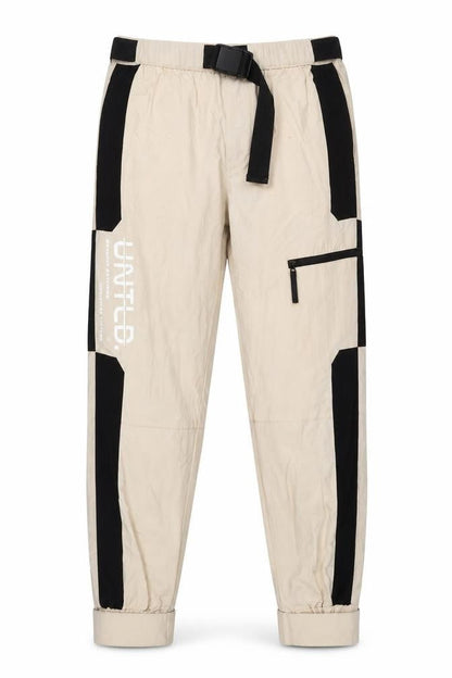 Mens UK Size 28 in Topman Relaxed Fit Cargo Beige Trousers