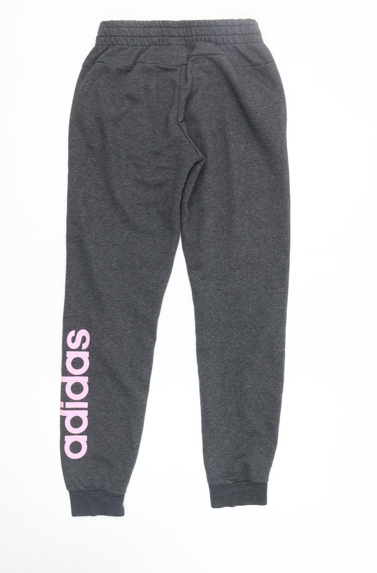 Adidas Women's Grey Jogger Trousers Size S
