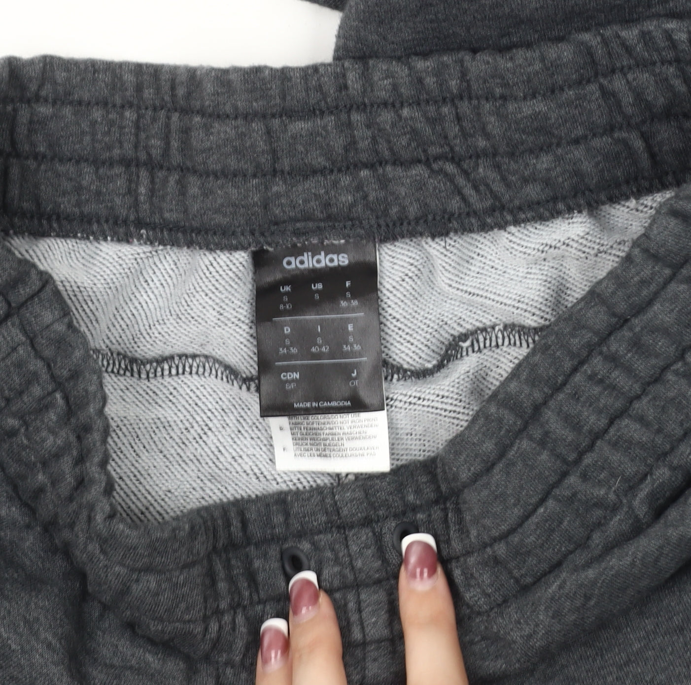 Adidas Women's Grey Jogger Trousers Size S