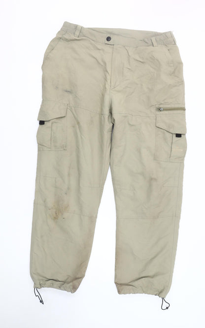Outdoor Discovery Men's Beige Cargo Trousers L