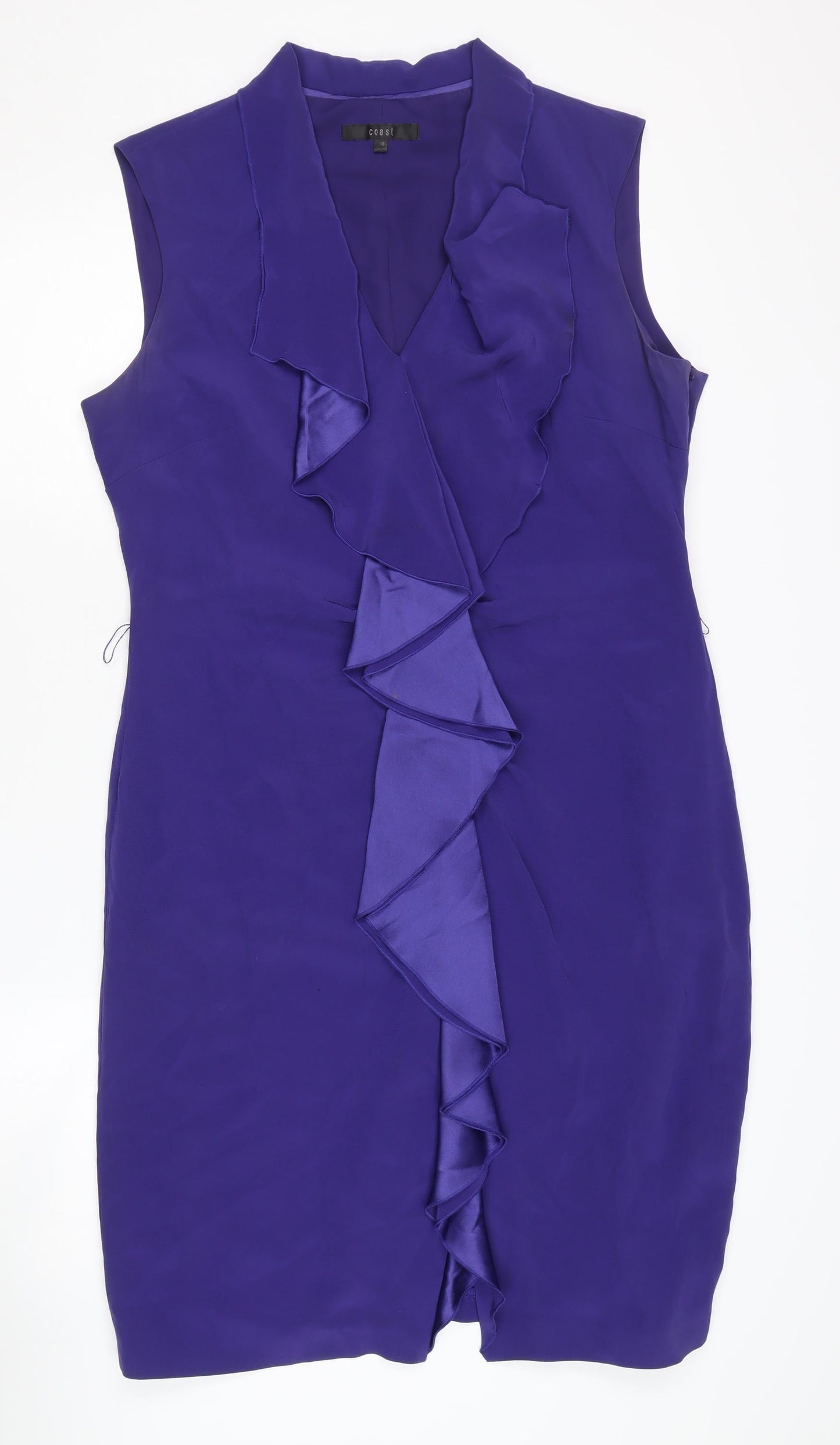 Coast Women's Purple Shift Dress, Size 18, Party Chic