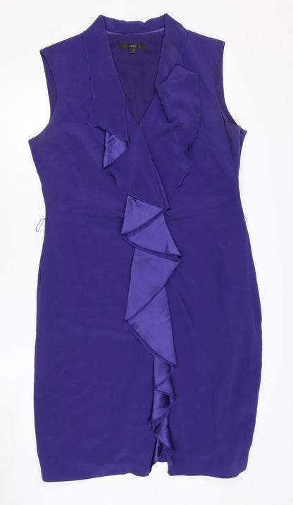 Coast Women's Purple Shift Dress, Size 18, Party Chic