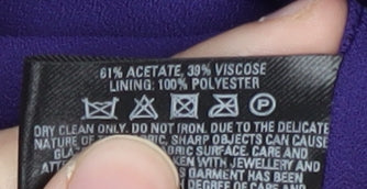 Coast Women's Purple Shift Dress, Size 18, Party Chic